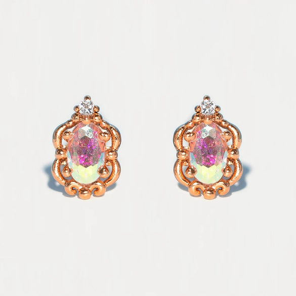Wholesale Copper Cartoon Characters Zircon Inlaid Fantasy Fairy Tale Character Earrings Set Jewelry
