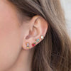 Wholesale Copper Cartoon Characters Zircon Inlaid Fantasy Fairy Tale Character Earrings Set Jewelry