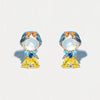 Wholesale Copper Cartoon Characters Zircon Inlaid Fantasy Fairy Tale Character Earrings Set Jewelry