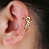 Wholesale Copper Cartoon Humanoid Ear Clip Electroplated Unisex Ear Accessories Without Ear Holes