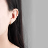 Wholesale Copper Cat Claw Diamond Women's Earrings Cute Style