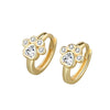 Wholesale Copper Cat Claw Diamond Women's Earrings Cute Style