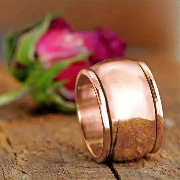 Wholesale Copper Couple Rings Antique Style Electroplated