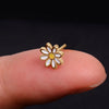 Wholesale Copper Daisy And Sunflower Stud Earrings For Women