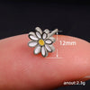 Wholesale Copper Daisy And Sunflower Stud Earrings For Women