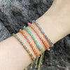 Wholesale Copper Dripping Oil Eye Pattern Women's Bracelet