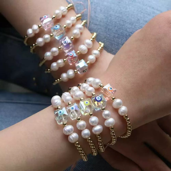 Wholesale Copper Dripping Oil Retro Bohemian Style Electroplated Women's Oil Drop Eye Adjustable Bracelet