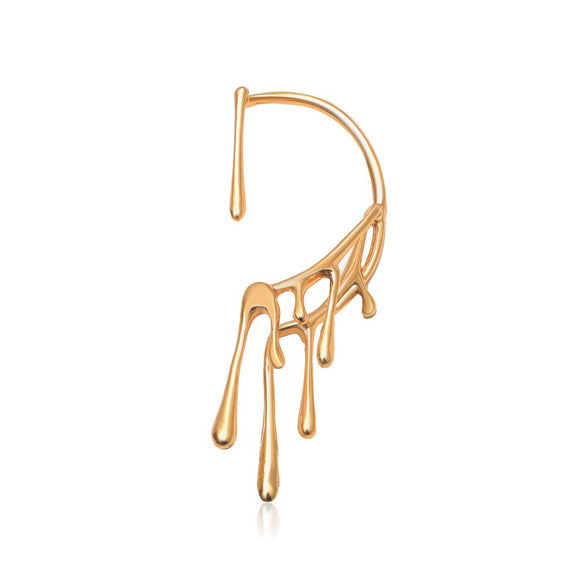 Wholesale Copper Drop Shape Electroplated Women's Earrings Jewelry With Retro Style
