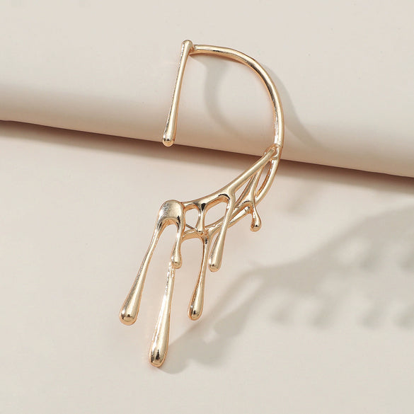 Wholesale Copper Drop Shape Electroplated Women's Earrings Jewelry With Retro Style