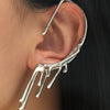 Wholesale Copper Drop Shape Electroplated Women's Earrings Jewelry With Retro Style