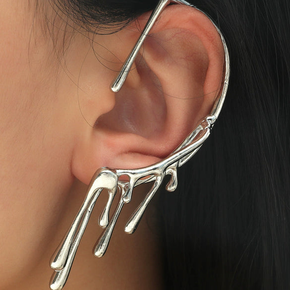 Wholesale Copper Drop Shape Electroplated Women's Earrings Jewelry With Retro Style