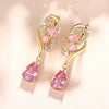 Wholesale Copper Drop Shape Elegant Natural Style Earrings