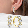 Wholesale Copper Drop Shape Geometric Earrings For Women Retro Style Accessories