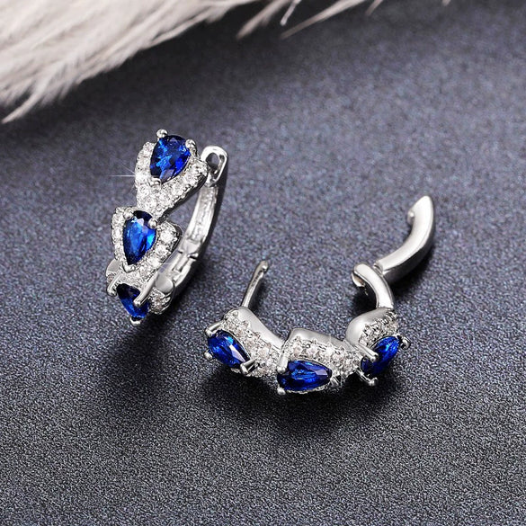 Wholesale Copper Drop Shape Geometric Earrings For Women Retro Style Accessories