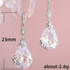 Wholesale Copper Drop Shape Zircon Earrings For Women Simple Allmatch Style