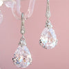 Wholesale Copper Drop Shape Zircon Earrings For Women Simple Allmatch Style