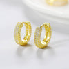 Wholesale Copper Ear Buckle With Real Gold Plating Light Luxury Style Zircon Micro Inlay Round Design For Women