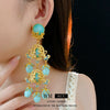 Wholesale Copper Ear Clips Flower Geometric Medieval Vintage Electroplating Women's Earrings