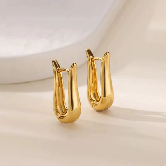 Wholesale Copper Earring With Microinlaid Alloy Artificial And Semiprecious Stones And Bow Leaf Design Electroplated