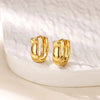 Wholesale Copper Earring With Microinlaid Alloy Artificial And Semiprecious Stones And Bow Leaf Design Electroplated