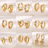 Wholesale Copper Earring With Microinlaid Alloy Artificial And Semiprecious Stones And Bow Leaf Design Electroplated