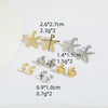 Wholesale Copper Earrings Retro Style Glossy Polished Starfish Shape Turtle Design For Women