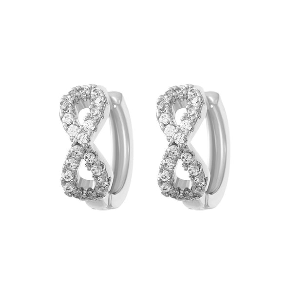 Wholesale Copper Earrings With Geometric Letters Numbers Text Pattern And Electroplating For Women