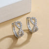 Wholesale Copper Earrings With Geometric Letters Numbers Text Pattern And Electroplating For Women