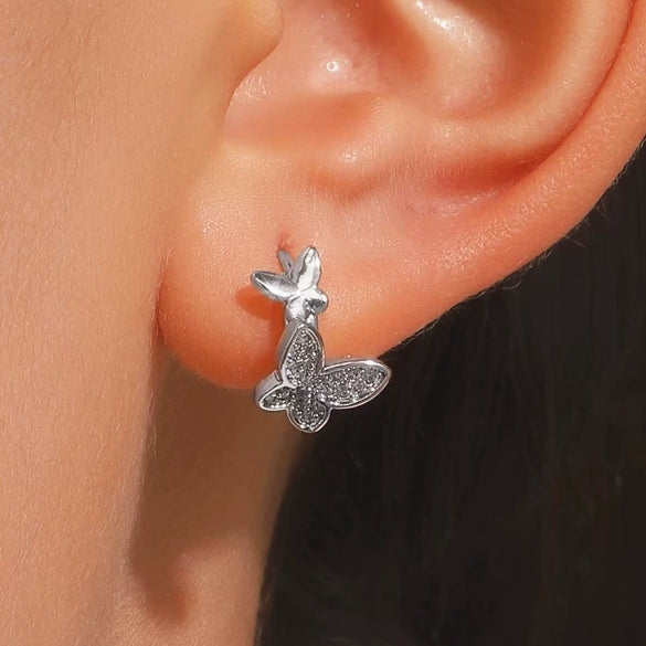 Wholesale Copper Earrings With Geometric Letters Numbers Text Pattern And Electroplating For Women