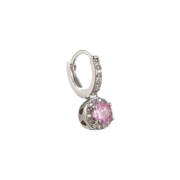 Wholesale Copper Earrings With Inlaid Zircon And Cute Girl Bow Ear Buckle Lovely Style