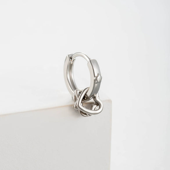 Wholesale Copper Earrings With Inlaid Zircon And Cute Girl Bow Ear Buckle Lovely Style