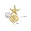 Wholesale Copper Earrings With Oil Drop Design And Starfish Pattern In Sweet Style