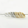 Wholesale Copper Electroplated Beaded Bracelet Necklace Accessories With Big Hole Wheel Design Handmade