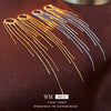 Wholesale Copper Electroplated Dropshaped Long Tassel Earrings For Women Simple Metal Style Light Luxury