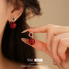 Wholesale Copper Electroplated Flower Ball Animal Zodiac Earrings For Women Fashionable Retro Sophisticated Style