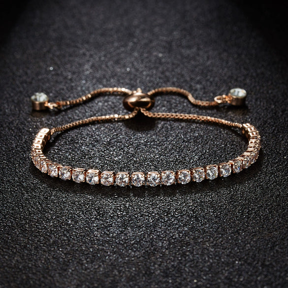 Wholesale Copper Electroplated Flower Pattern Bracelet For Women