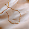 Wholesale Copper Electroplated Flower Pattern Bracelet For Women