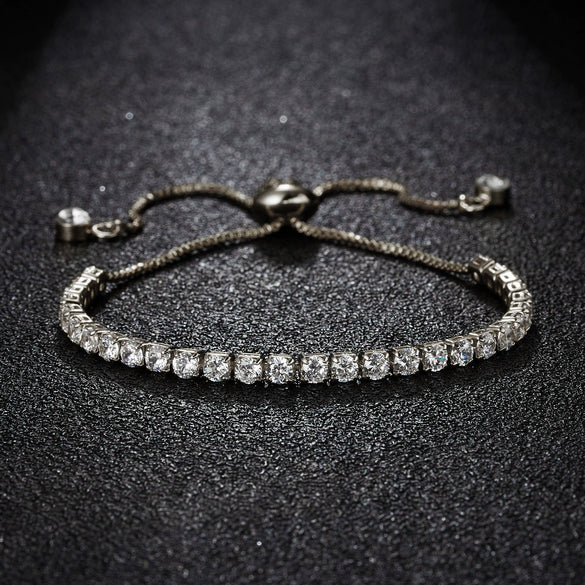 Wholesale Copper Electroplated Flower Pattern Bracelet For Women
