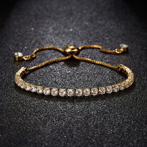 Wholesale Copper Electroplated Flower Pattern Bracelet For Women