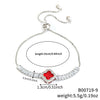 Wholesale Copper Electroplated Fourleaf Clover And Rhombus Pattern Women's Zircon Bracelet Hand Jewelry