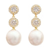 Wholesale Copper Electroplated Geometric Earrings For Women