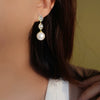 Wholesale Copper Electroplated Geometric Earrings For Women