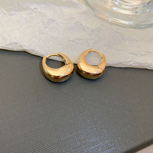 Wholesale Copper Electroplated Letter Geometric Women's Highend Earrings
