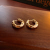 Wholesale Copper Electroplated Letter Geometric Women's Highend Earrings