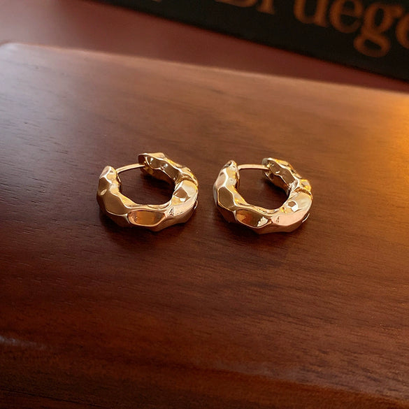 Wholesale Copper Electroplated Letter Geometric Women's Highend Earrings