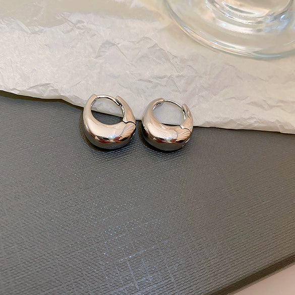 Wholesale Copper Electroplated Letter Geometric Women's Highend Earrings