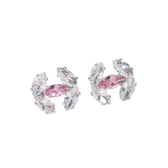 Wholesale Copper Electroplated Letter Style Women's Earrings