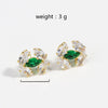 Wholesale Copper Electroplated Letter Style Women's Earrings