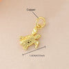 Wholesale Copper Electroplated Sausage Dog Beetle Butterfly Little Angel Cross Pendant Bracelet Necklace Accessories
