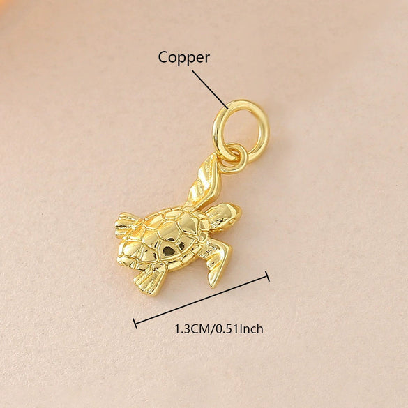 Wholesale Copper Electroplated Sausage Dog Beetle Butterfly Little Angel Cross Pendant Bracelet Necklace Accessories
